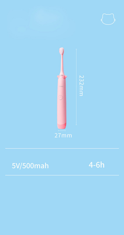Elektriskā zobu birste trīs krāsās