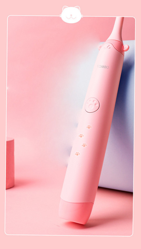 Elektriskā zobu birste trīs krāsās