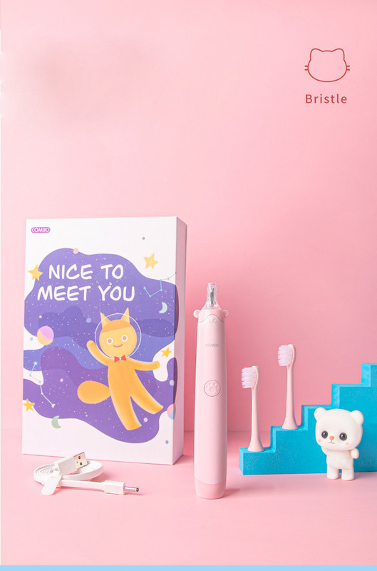 Elektriskā zobu birste trīs krāsās