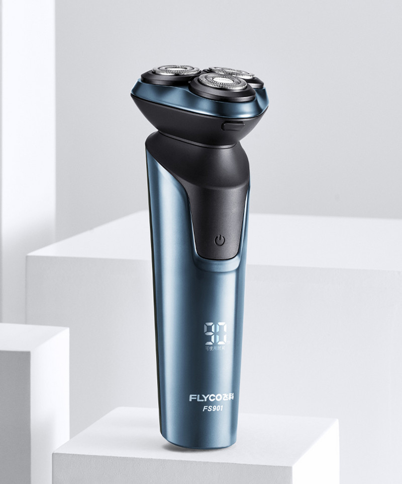 Aparat de ras pentru barbati cu afisaj LED