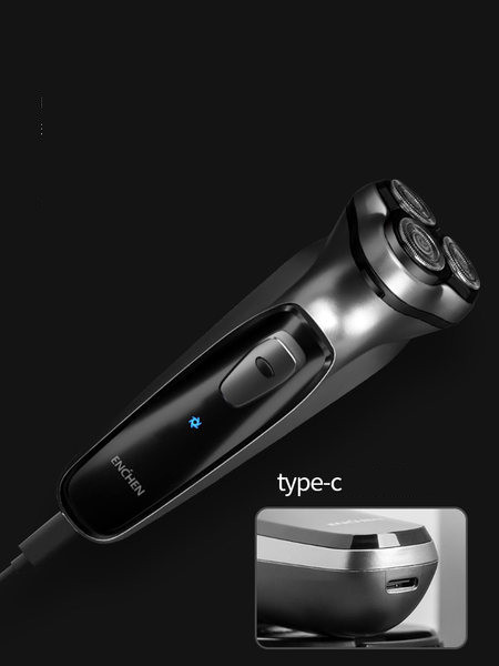 Elektriskais skuveklis vīriešiem ar trim galvām