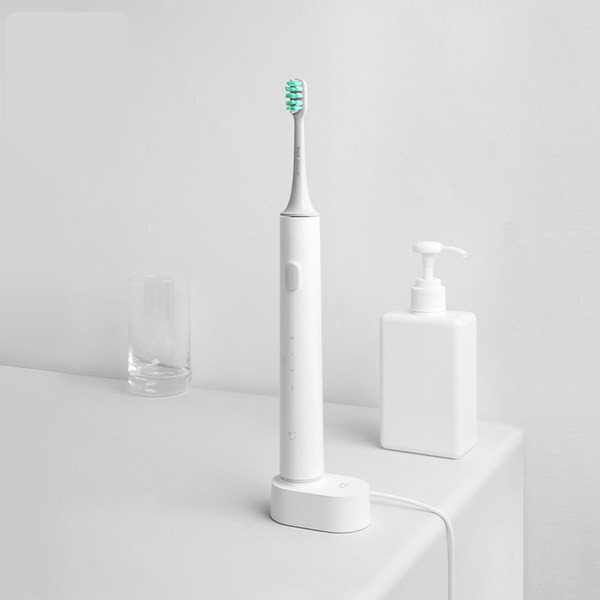 Elektriskā zobu birste baltā krāsā