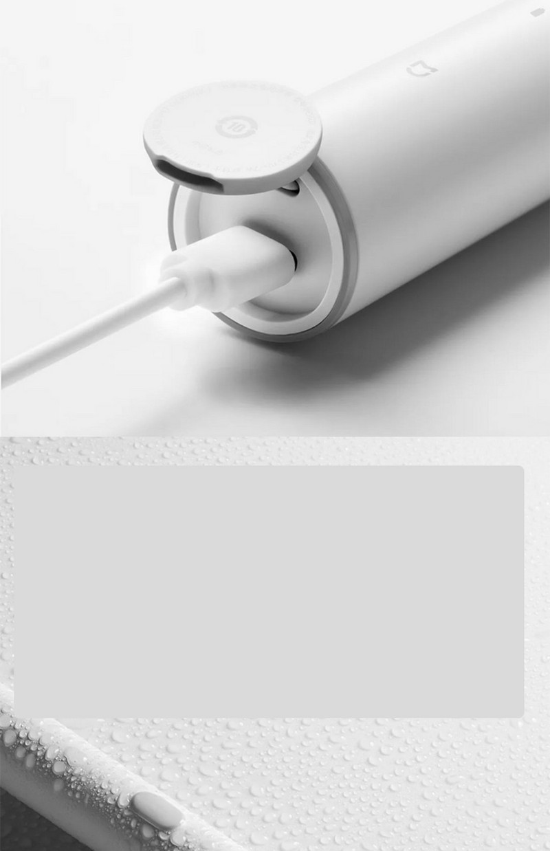 Elektriskā zobu birste baltā krāsā