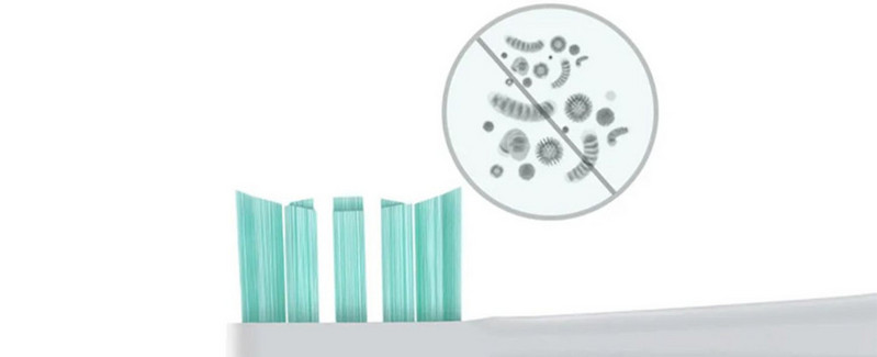 Elektriskā zobu birste baltā krāsā