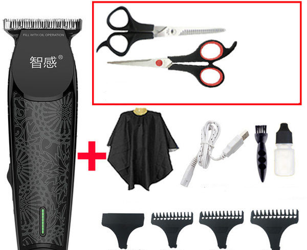 Elektriskā matu griešanas mašīna melnā krāsā