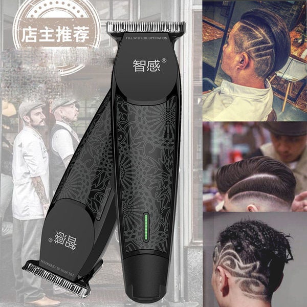 Elektriskā matu griešanas mašīna melnā krāsā