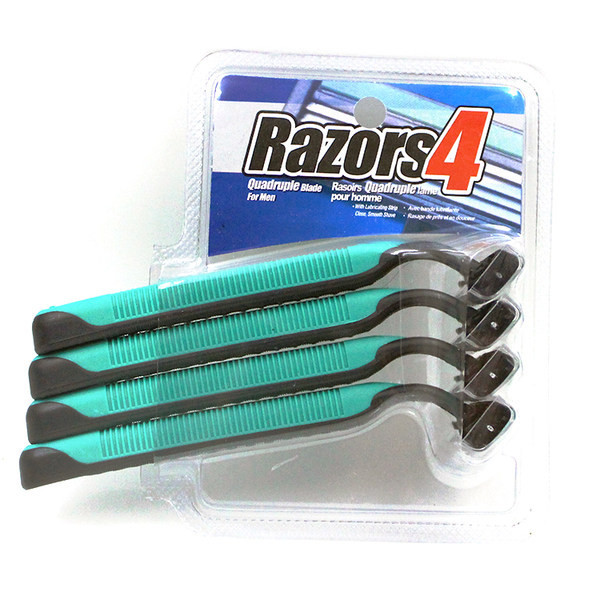 Komplektā 4 skuvekļi