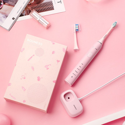 Ultragarsinis kelių spalvų elektrinis dantų šepetėlis