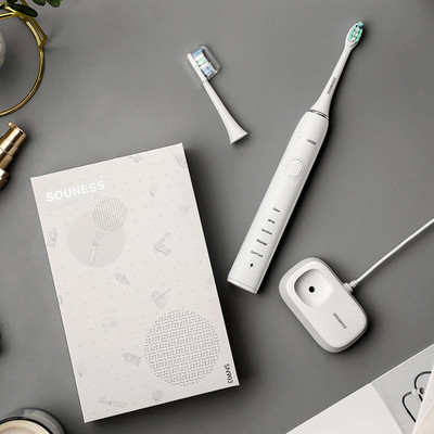 Ultragarsinis kelių spalvų elektrinis dantų šepetėlis