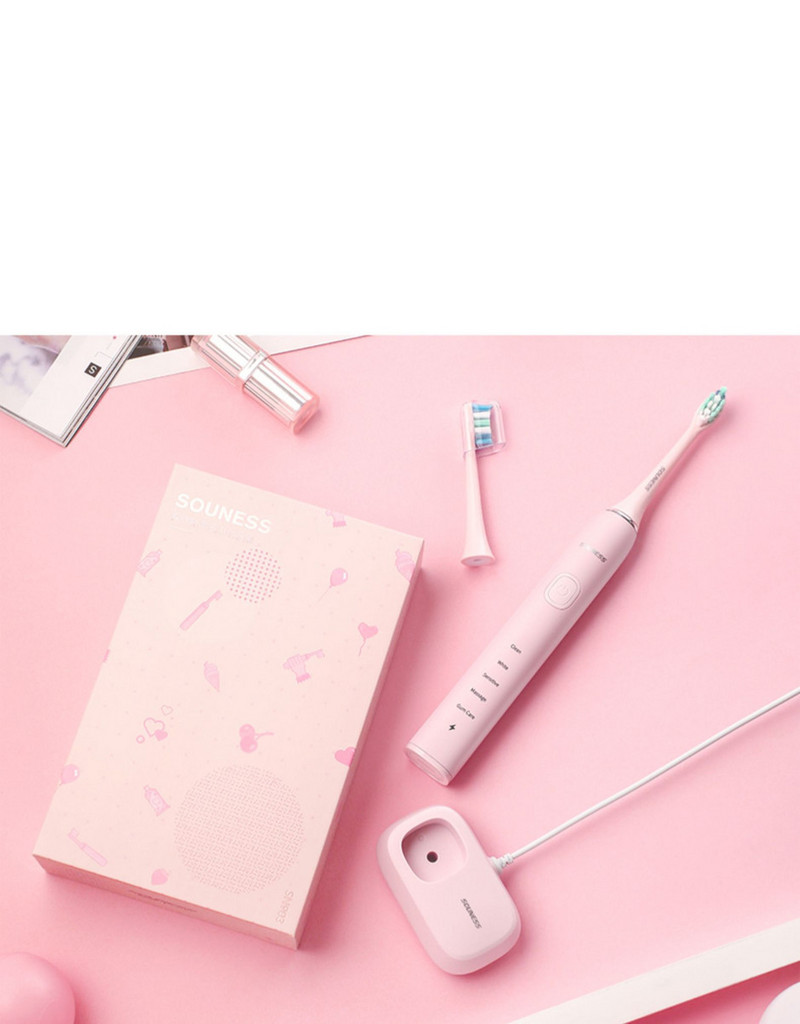 Ultragarsinis kelių spalvų elektrinis dantų šepetėlis