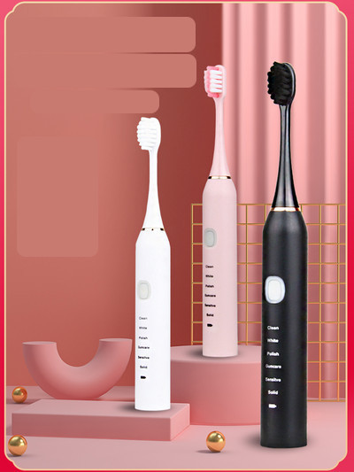 Įkraunamas elektrinis dantų šepetėlis su garsu