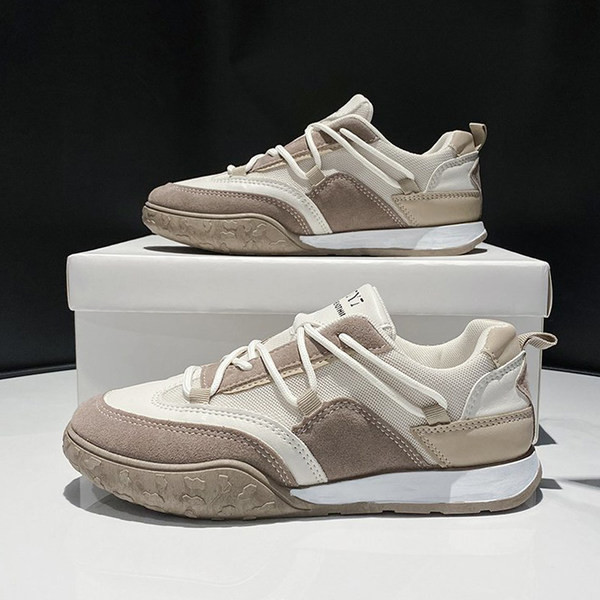 Γυναικεία αθλητικά πάνινα παπούτσια από οικολογικό σουέτ και υφάσματα