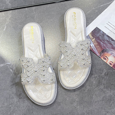 Παντόφλες με λουράκια σιλικόνης