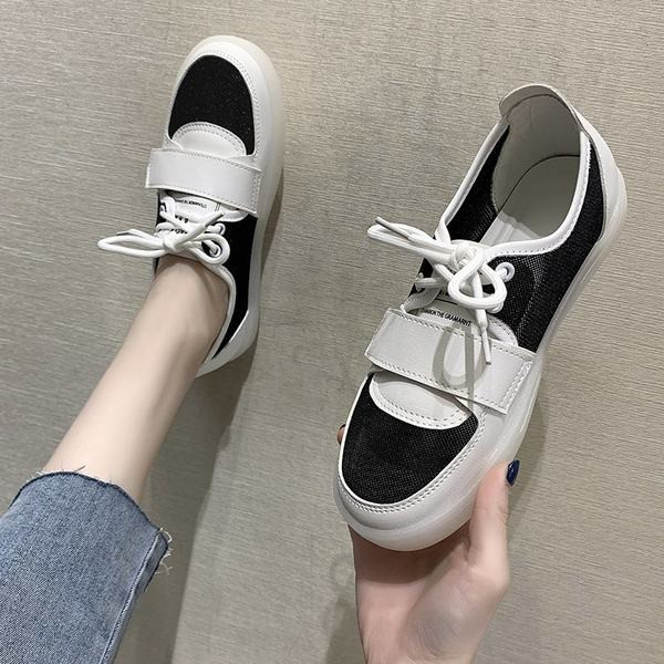 Tīkla sieviešu kedas ar saitēm divās krāsās