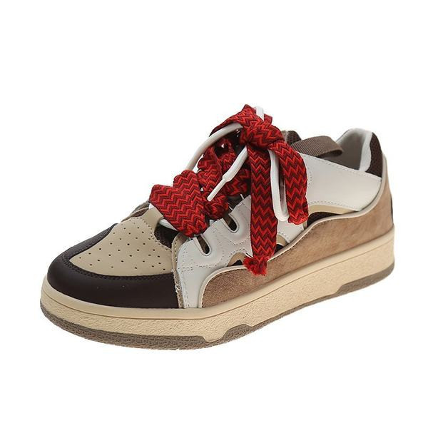 Ikdienas sieviešu kedas ar mežģīnēm divās krāsās piemērotas vasarai