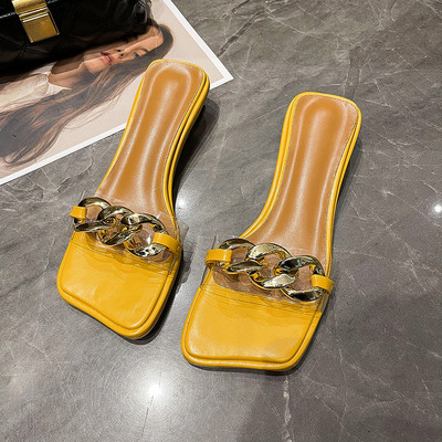 Jauns sieviešu čību modelis ar ķēdīti vairākās krāsās