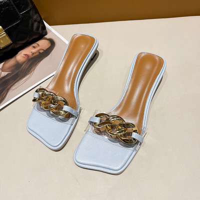 Jauns sieviešu čību modelis ar ķēdīti vairākās krāsās