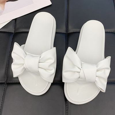 Ikdienas sieviešu čības no mākslīgās ādas ar lentīti