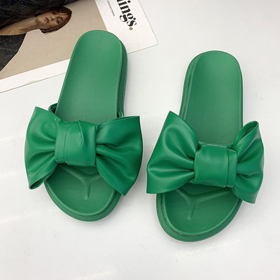 Ikdienas sieviešu čības no mākslīgās ādas ar lentīti