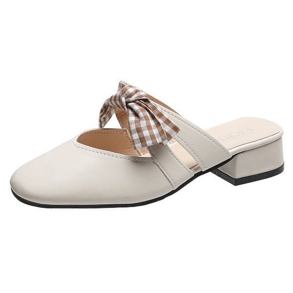 Slēgta modeļa sieviešu čības no eko ādas