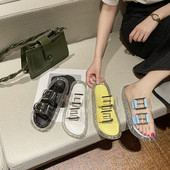 Sieviešu silikona čības ar sprādzēm