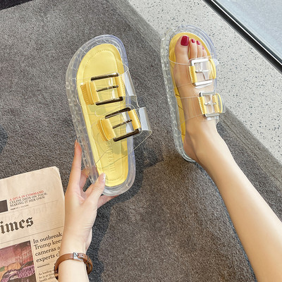 Sieviešu silikona čības ar sprādzēm