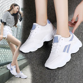 Casual πάνινα παπούτσια με τραχιά σόλα - τρία χρώματα