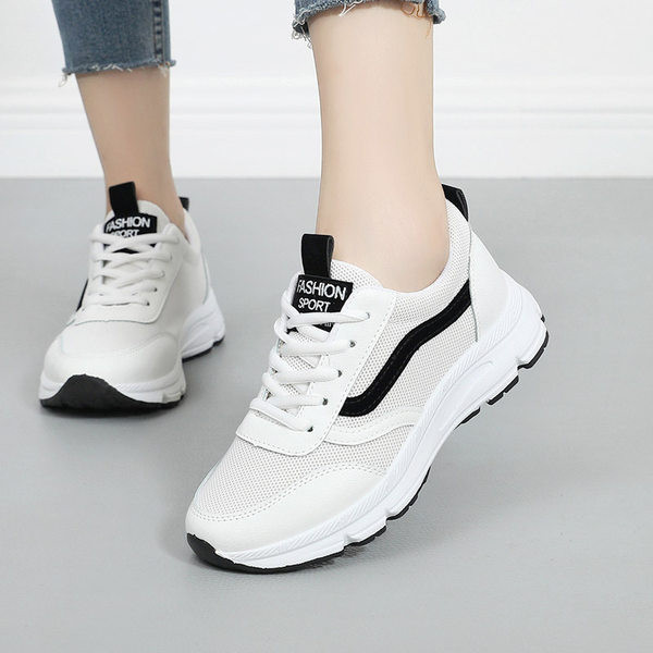 Casual πάνινα παπούτσια με τραχιά σόλα - τρία χρώματα