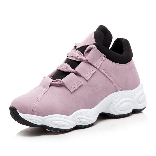 Γυναικεία αθλητικά παπούτσια που αναπνέουν την άνοιξη-φθινόπωρο με κορδόνια