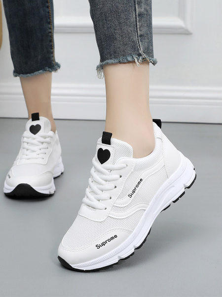 Tenisi dama din material respirabil - cu sireturi