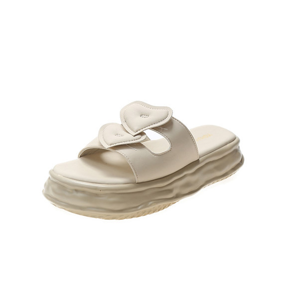 Sieviešu ādas čības ar plakanām zolēm - četrās krāsās