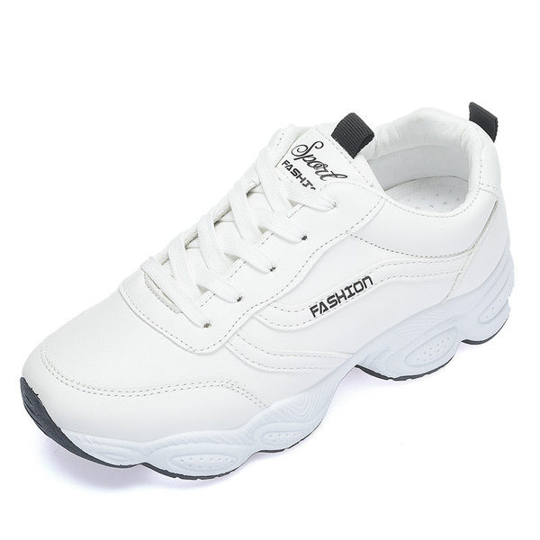 Sporta un ikdienas sieviešu kedas ar rupju zoli - mākslīgā āda