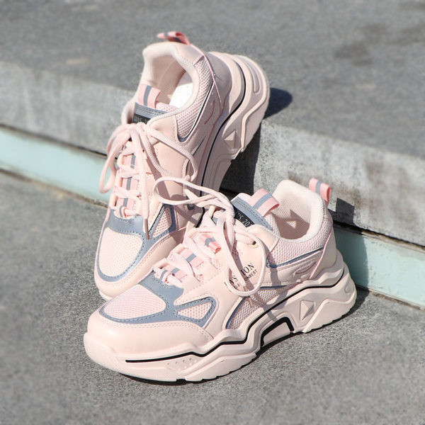 Casual αναπνεύσιμα γυναικεία πάνινα παπούτσια με τραχιά σόλα