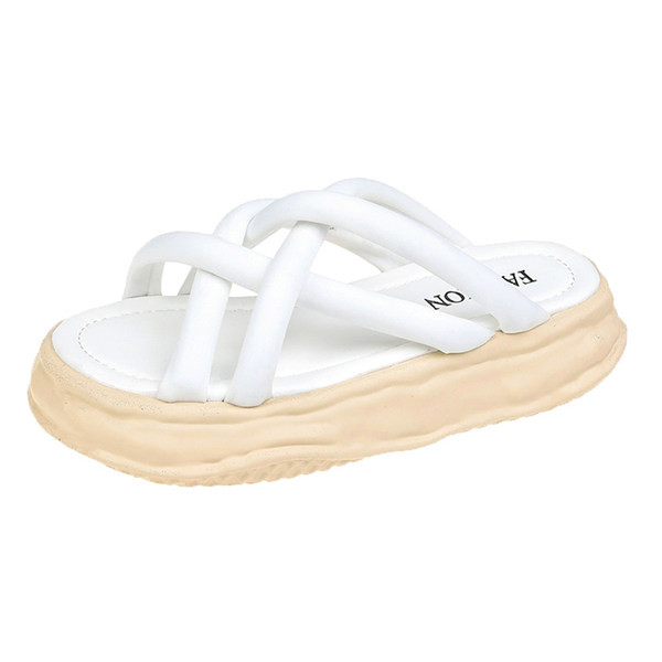 Jauns vasaras čību modelis ar krusteniskām siksnām