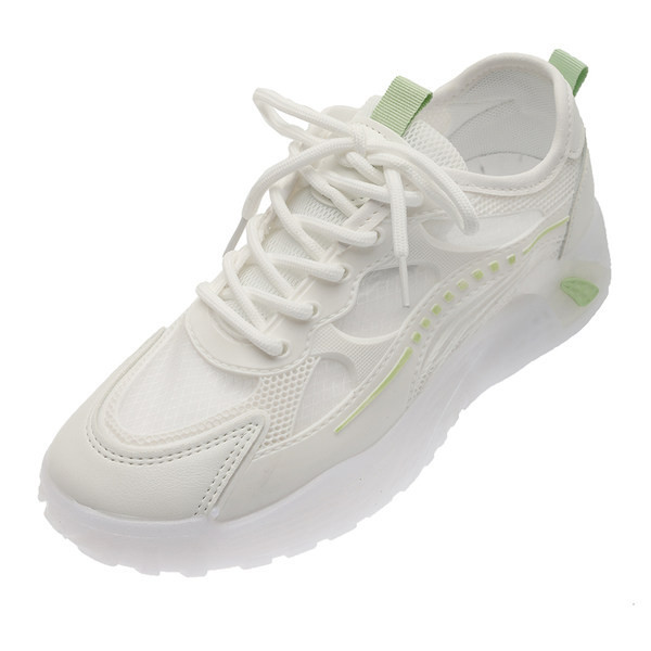 Καλοκαιρινό γυναικεία αθλητικά παπούτσια με κορδόνια σε δύο χρώματα