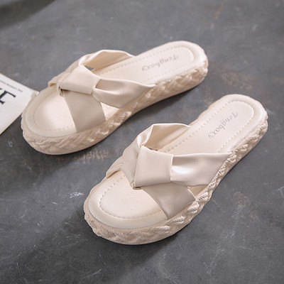 Jauna modeļa vasaras čības ar krusteniskām siksnām no eko ādas