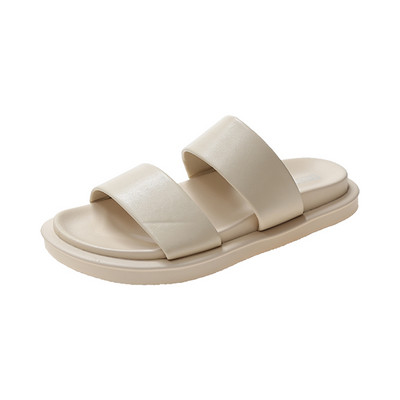 Ikdienas sieviešu neslīdošās čības ar plakanām zolēm