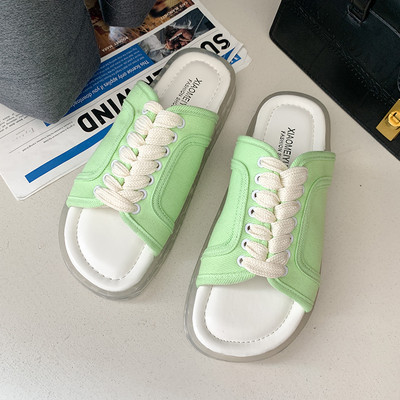 Sieviešu mākslīgās ādas čības ar šņorēm