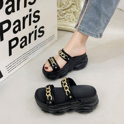 Modernas sieviešu čības ar metāla apdari - vairākās krāsās