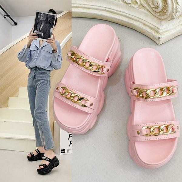 Modernas sieviešu čības ar metāla apdari - vairākās krāsās