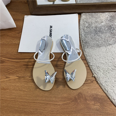 Jauns vasaras sieviešu čību modelis ar plakanu zoli