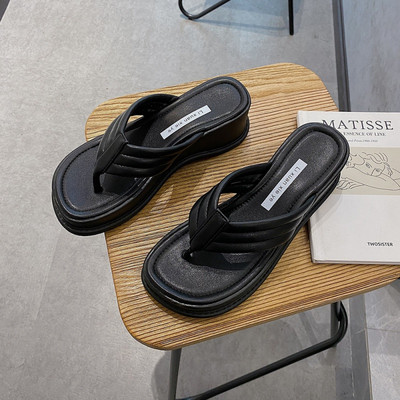 Ikdienas sieviešu čības caur purngaliem no eko ādas