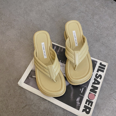 Ikdienas sieviešu čības caur purngaliem no eko ādas