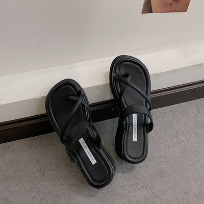 Ikdienas sieviešu čības caur purngaliem no eko ādas