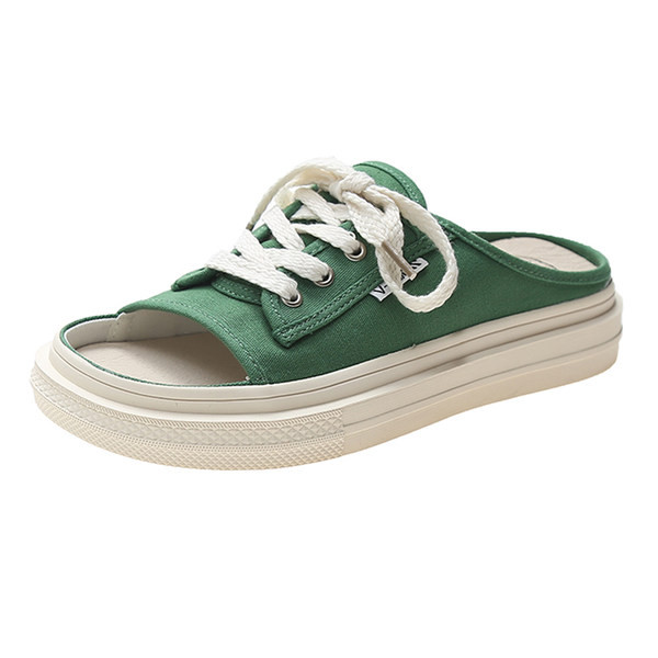 Ikdienas tekstila čības ar mežģīnēm