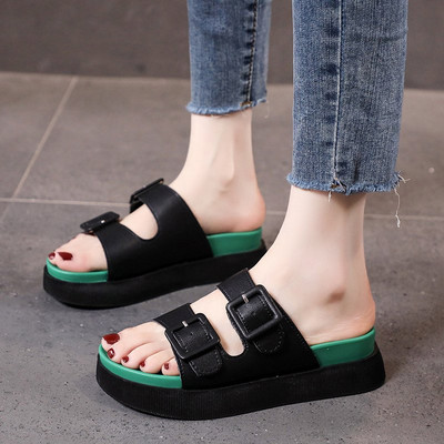 Ikdienas sieviešu čības ar sprādzēm