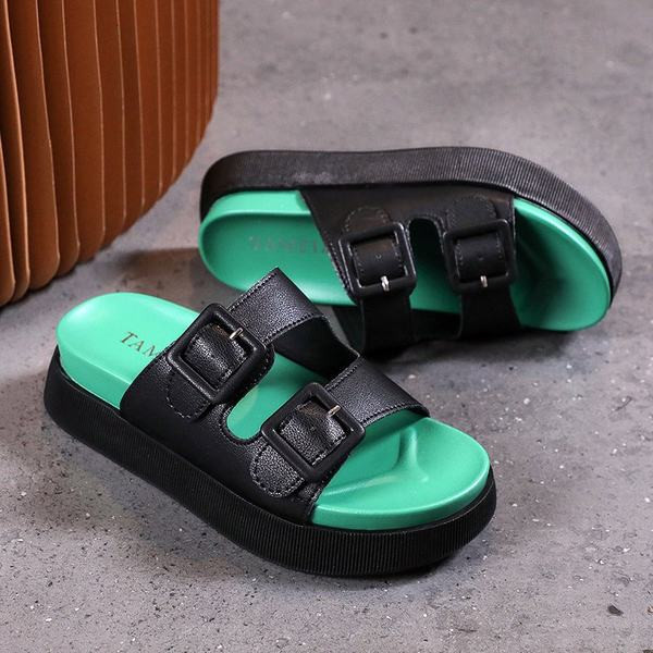 Ikdienas sieviešu čības ar sprādzēm