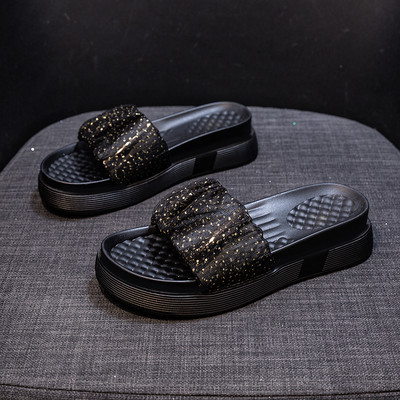 Sieviešu vasaras ikdienas čības ar plakanu zoli