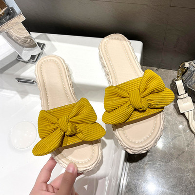 Jauna modeļa vasaras čības ar tekstila lencītēm un lentītēm