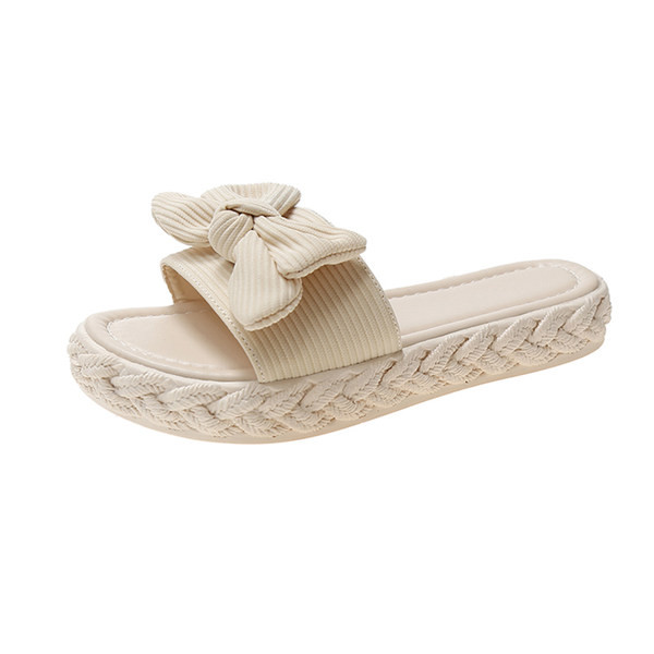 Jauna modeļa vasaras čības ar tekstila lencītēm un lentītēm